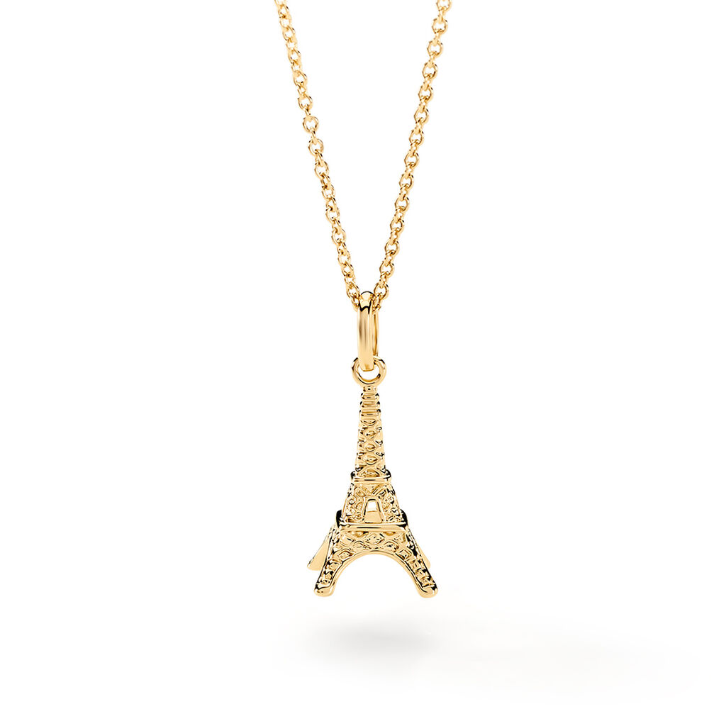 Collier Gustave Plaqu&eacute; Or Jaune - Bijoux sans pierre Famille | Histoire d&rsquo;Or