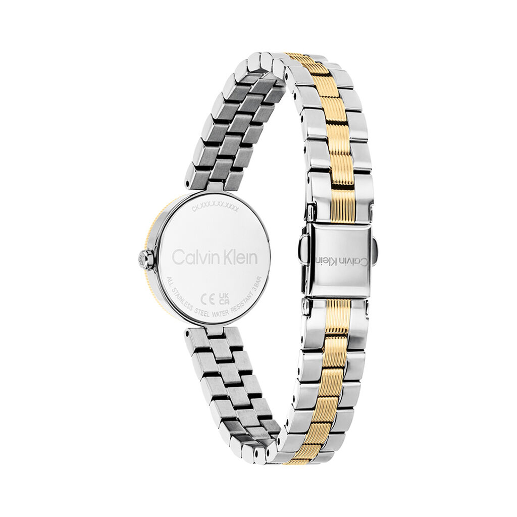 Montre Calvin Klein Gleam Blanc - Montres Femme | Histoire d&rsquo;Or