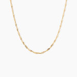 Cha&icirc;ne Imanie Maille Singapour Or Jaune - Chaines Femme | Histoire d&rsquo;Or