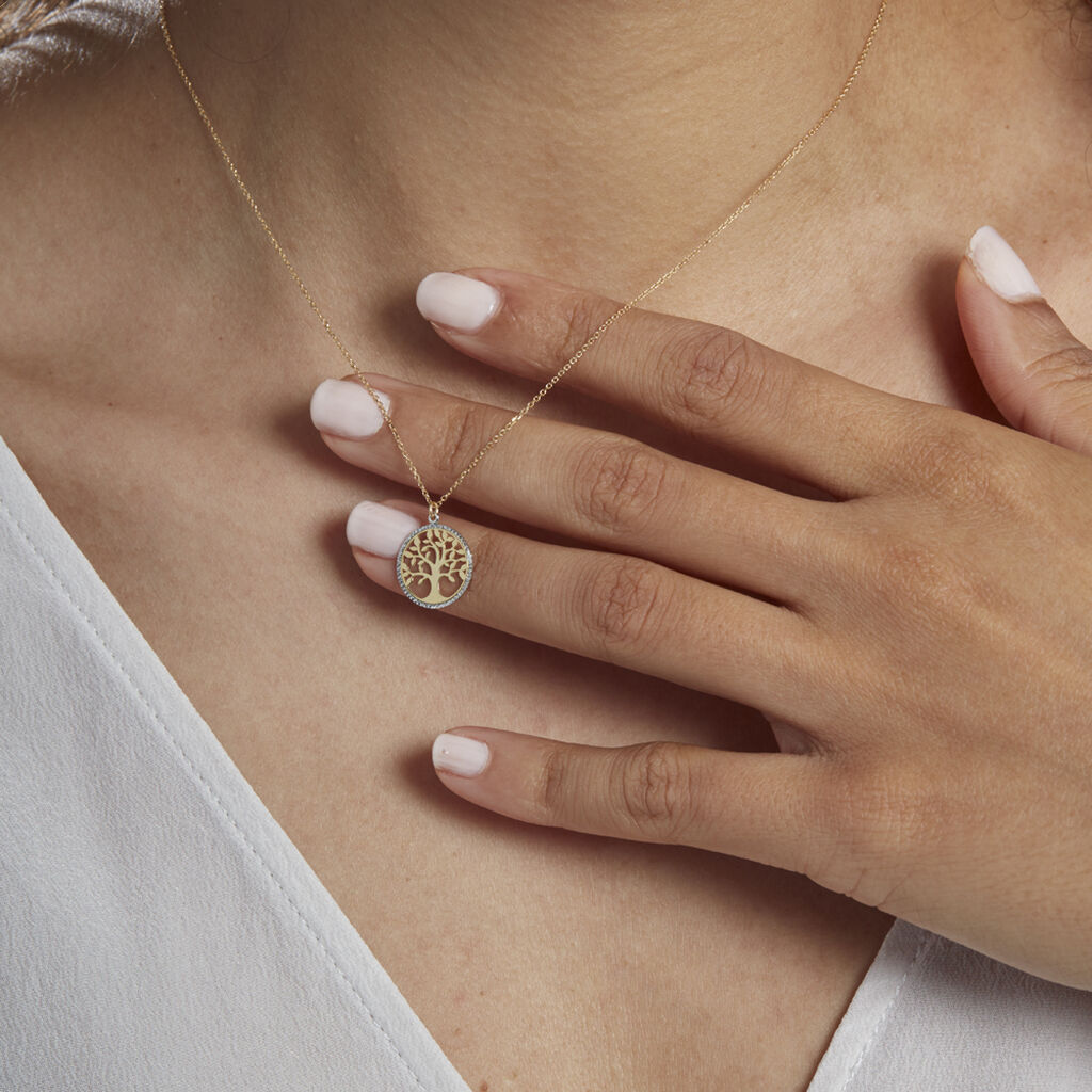 Collier Or Bicolore Solidage - Colliers Femme | Histoire d’Or