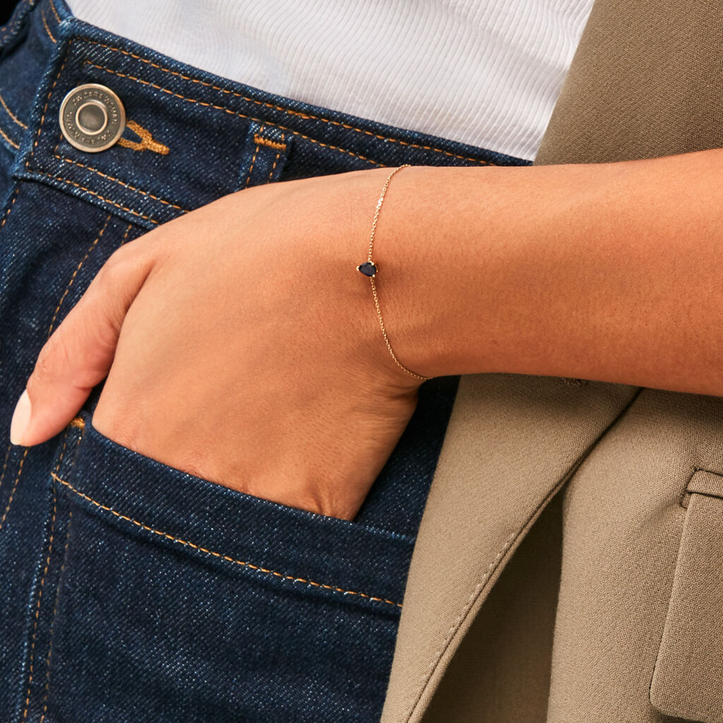 Bracelet Gathbiyya Or Jaune Saphir - Bracelets Femme | Histoire d&rsquo;Or