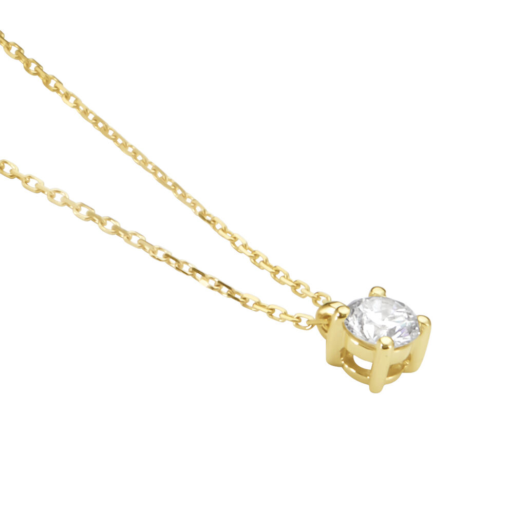 Collier Elfa Or Jaune Diamant - Colliers Femme | Histoire d&rsquo;Or