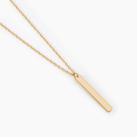 Collier Plaqu&eacute; Or Jaune Bobby - Colliers fantaisie Homme | Histoire d&rsquo;Or