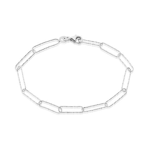 Bracelet Hekla Argent Blanc - Bracelets chaîne Femme | Histoire d’Or