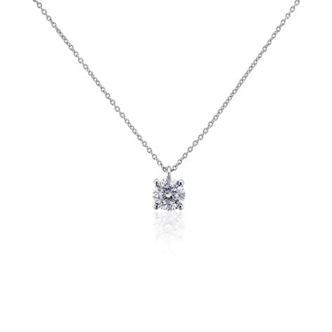 Collier Solitaire Argent Lylwenn - Colliers fantaisie Femme | Histoire d’Or