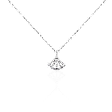 Collier Sarita Argent Blanc Oxyde De Zirconium - Colliers fantaisie Femme | Histoire d’Or