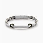 Bracelet Jourdan Donovan Acier Argent&eacute; - Bracelets Homme | Histoire d&rsquo;Or