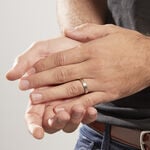 Alliance Hevan Ruban Or Bicolore - Alliances Unisex | Histoire d&rsquo;Or