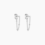 Boucles D'oreilles Pendantes Leent Argent Blanc - Boucles d'oreilles fantaisie Femme | Histoire d&rsquo;Or