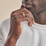 Chevali&egrave;re Plaqu&eacute; Or Jaune Asa Oxydes De Zirconium - Chevali&egrave;res Homme | Histoire d&rsquo;Or