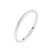 Alliance Aphroditia Ruban Plat Or Blanc