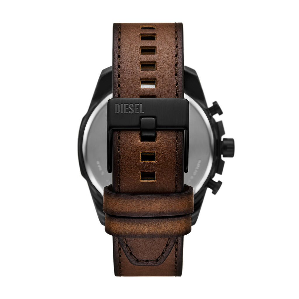 Montre Diesel Mega Chief Slim Marron - Nouveautés Homme | Histoire d’Or
