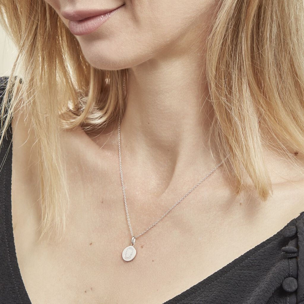 Collier Argent Eugenien Oxydes De Zirconium - Colliers fantaisie Femme | Histoire d’Or