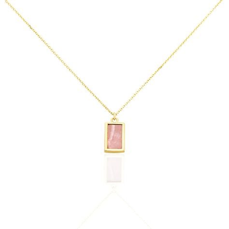 Collier Hallie Or Jaune Rhodochrosite - Colliers Femme | Histoire d’Or