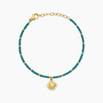 Bracelet Mermaid Acier Jaune Verre -  Femme | Histoire d&rsquo;Or