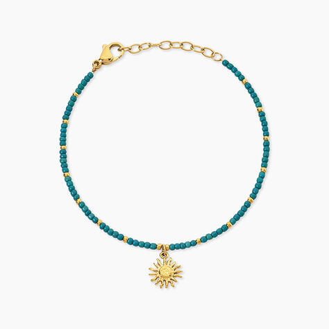 Bracelet Mermaid Acier Jaune Verre -  Femme | Histoire d&rsquo;Or