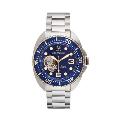 Montre Montignac Marina Bleu - Montres Homme | Histoire d&rsquo;Or