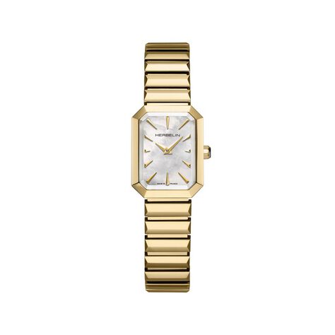 Montre Herbelin Octogone Nacre Blanche - Montres Femme | Histoire d&rsquo;Or
