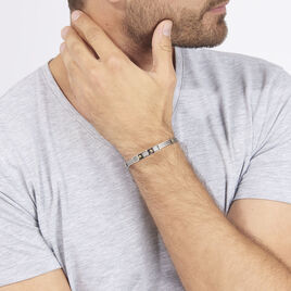 Bracelet Jacques Acier Blanc - Bracelets fantaisie Homme | Histoire d’Or