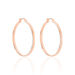 Créoles Argent Rose Ava - Boucles d'oreilles créoles Femme | Histoire d’Or