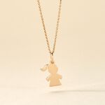 Pendentif Kids Plaque Or Dor&eacute; - Pendentifs Femme | Histoire d&rsquo;Or