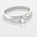 Bague Solitaire Celina Or Blanc Diamant - Bagues solitaires Femme | Histoire d’Or