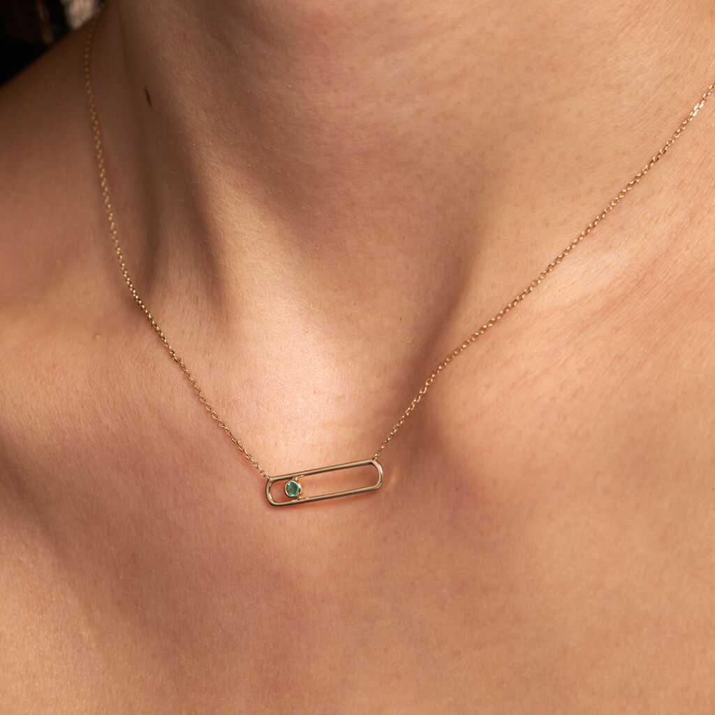 Collier Harmonie Or Jaune Emeraude - Colliers Femme | Histoire d’Or