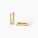 Cr&eacute;oles Eero Argent Dor&eacute; A L'Or 750/1000 - Boucles d'oreilles cr&eacute;oles Femme | Histoire d&rsquo;Or