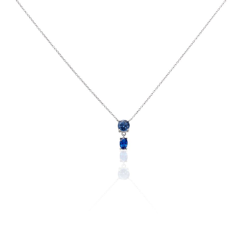 Collier Argent Blanc Brenna Oxydes De Zirconium - Colliers fantaisie Femme | Histoire d’Or