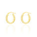 Créoles Udara Or Jaune - Boucles d'oreilles créoles Femme | Histoire d’Or