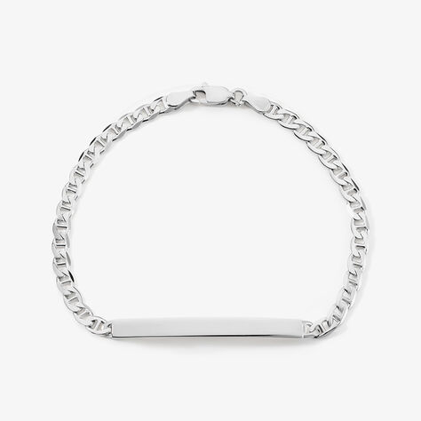 Bracelet Identité Zak Argent Blanc - Nos bijoux iconiques Homme | Histoire d’Or