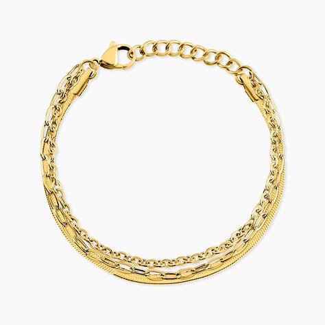 Bracelet Cherilyn Acier Dor&eacute; - Bracelets Femme | Histoire d&rsquo;Or