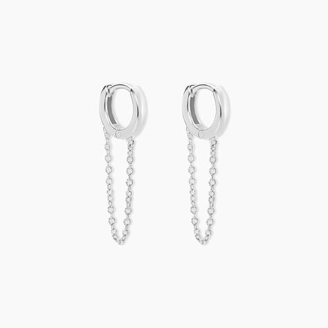Créoles Argent Jurg - Boucles d'oreilles créoles Femme | Histoire d’Or