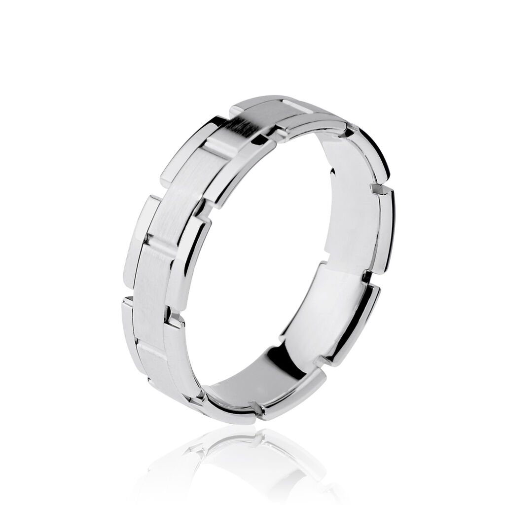 Alliance Maille Or Blanc - Alliances Unisex | Histoire d’Or