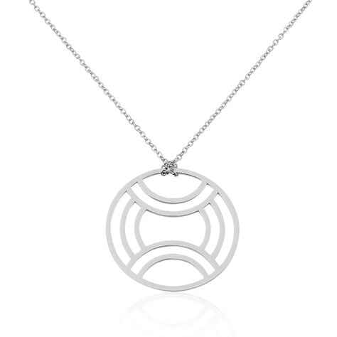 Collier Sautoir Japan Acier Blanc - Sautoirs Femme | Histoire d’Or