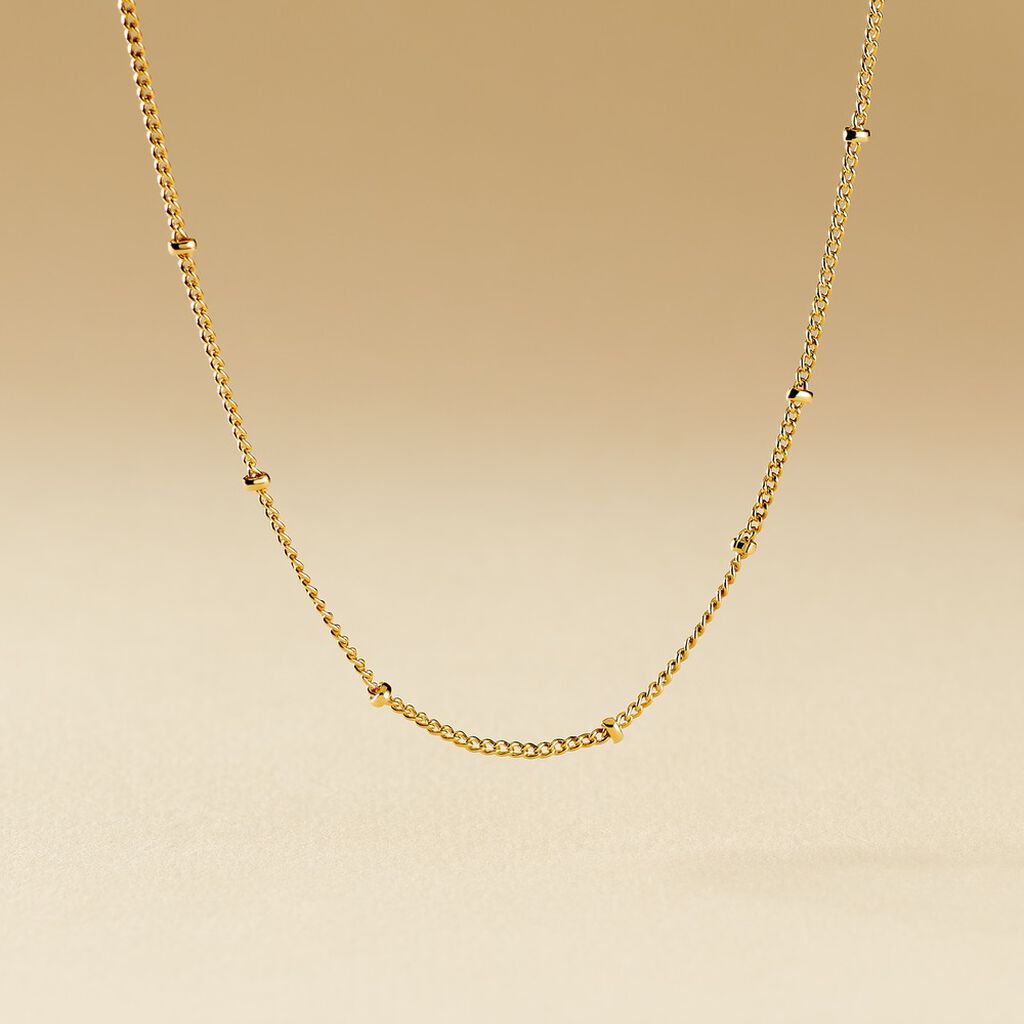 Collier Liza Plaqu&eacute; Or Jaune - Sautoirs Femme | Histoire d&rsquo;Or