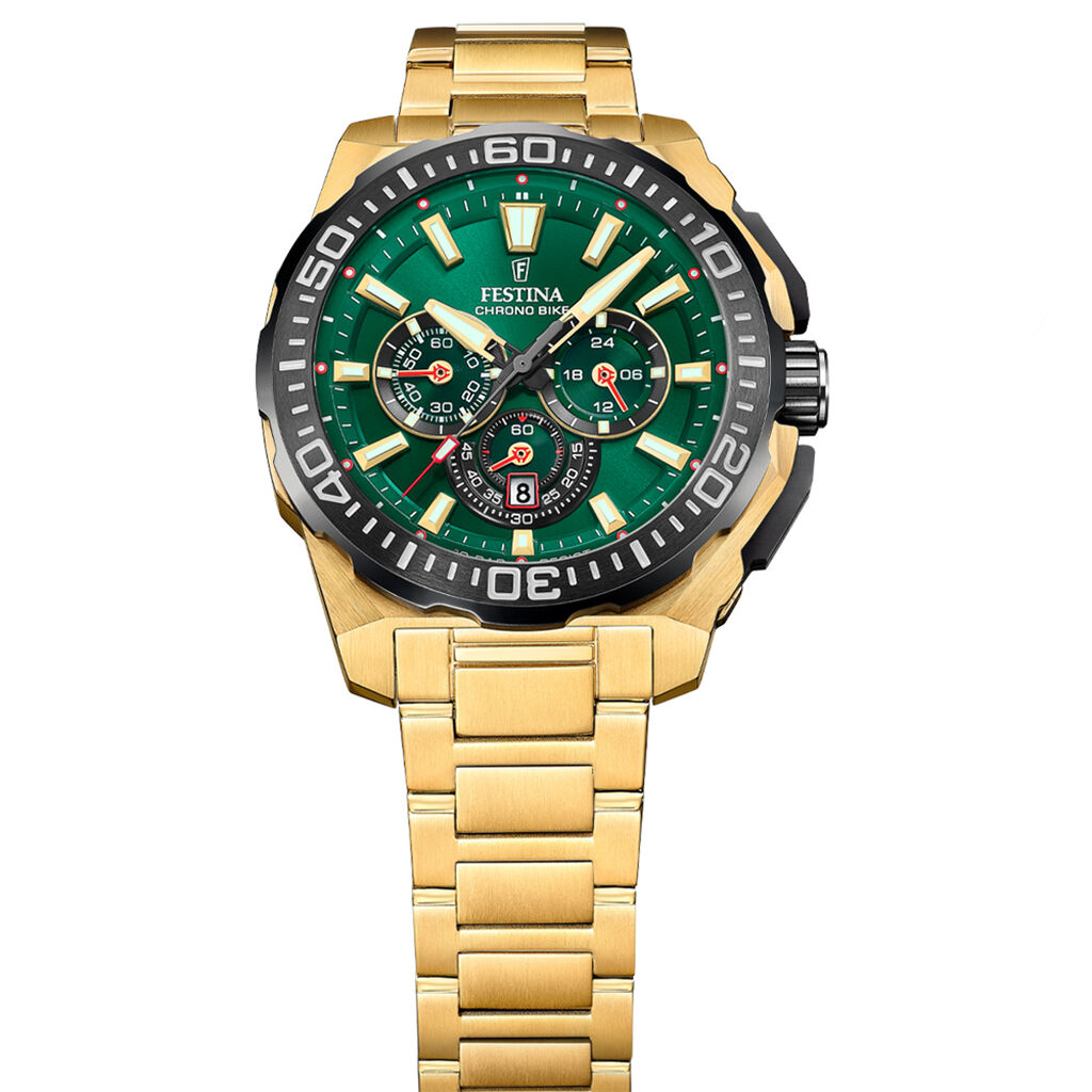 Montre Festina Chrono Bike 4 Vert - Nouveautés Homme | Histoire d’Or