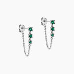 Bijoux D'Oreilles Emiko Argent Blanc Oxyde De Zirconium - Boucles d'oreilles fantaisie Femme | Histoire d&rsquo;Or