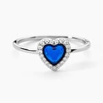 Bague Jaume Argent Blanc Oxyde De Zirconium - Bagues solitaires Femme | Histoire d&rsquo;Or