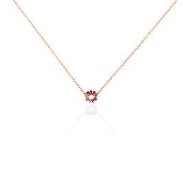 Collier Pavel Argent Rose Oxyde De Zirconium - Colliers fantaisie Femme | Histoire d’Or
