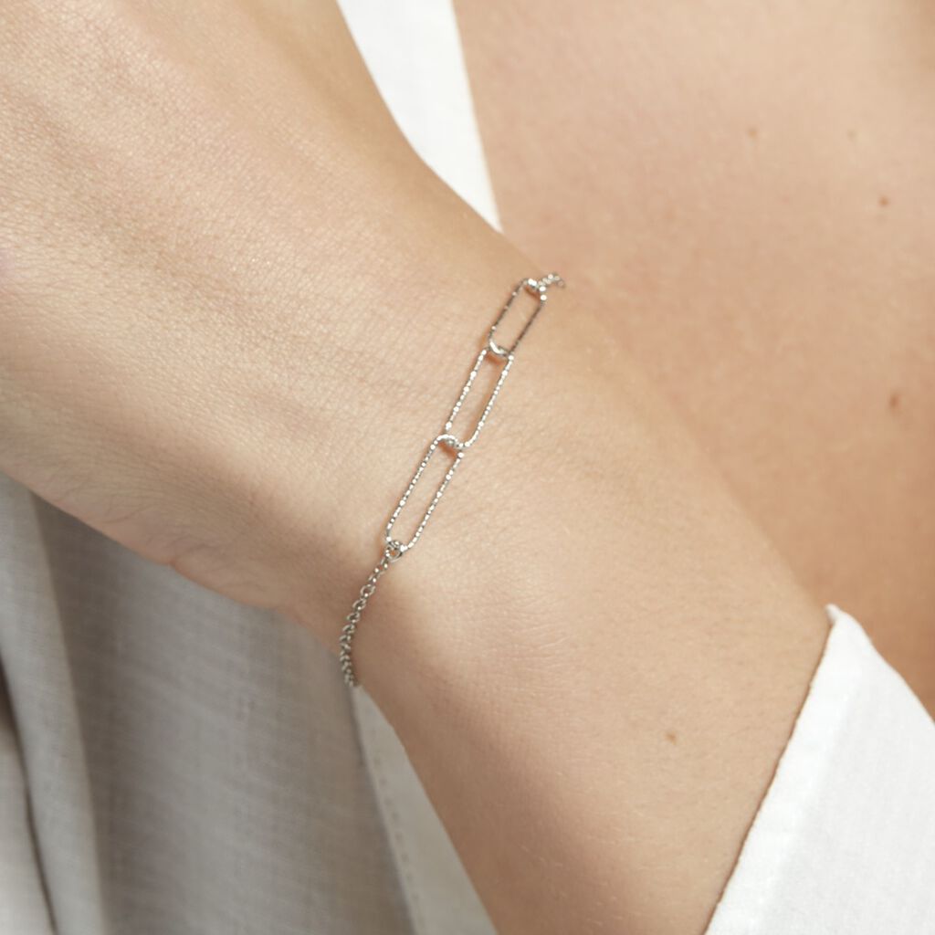 Bracelet Chiarina Argent Blanc - Bracelets Femme | Histoire d’Or