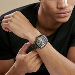Montre Montignac Tonneau Noir - Montres Homme | Histoire d&rsquo;Or