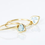 Cr&eacute;oles Marsie Coeur Or Jaune Topaze - Boucles d'oreilles cr&eacute;oles Femme | Histoire d&rsquo;Or