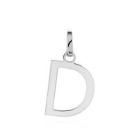 Pendentif Ionia Lettre Or Blanc
