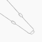 Collier Pytha Argent Blanc Oxyde De Zirconium - Colliers fantaisie Femme | Histoire d&rsquo;Or