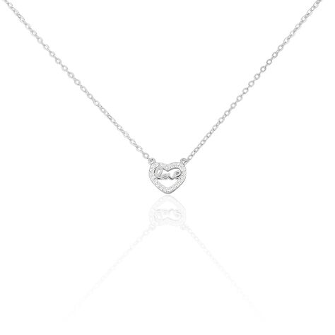 Collier Delicata Argent Blanc Oxyde De Zirconium - Colliers fantaisie Femme | Histoire d’Or
