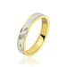 Alliance Ilki Ruban Or Bicolore - Alliances Unisex | Histoire d’Or