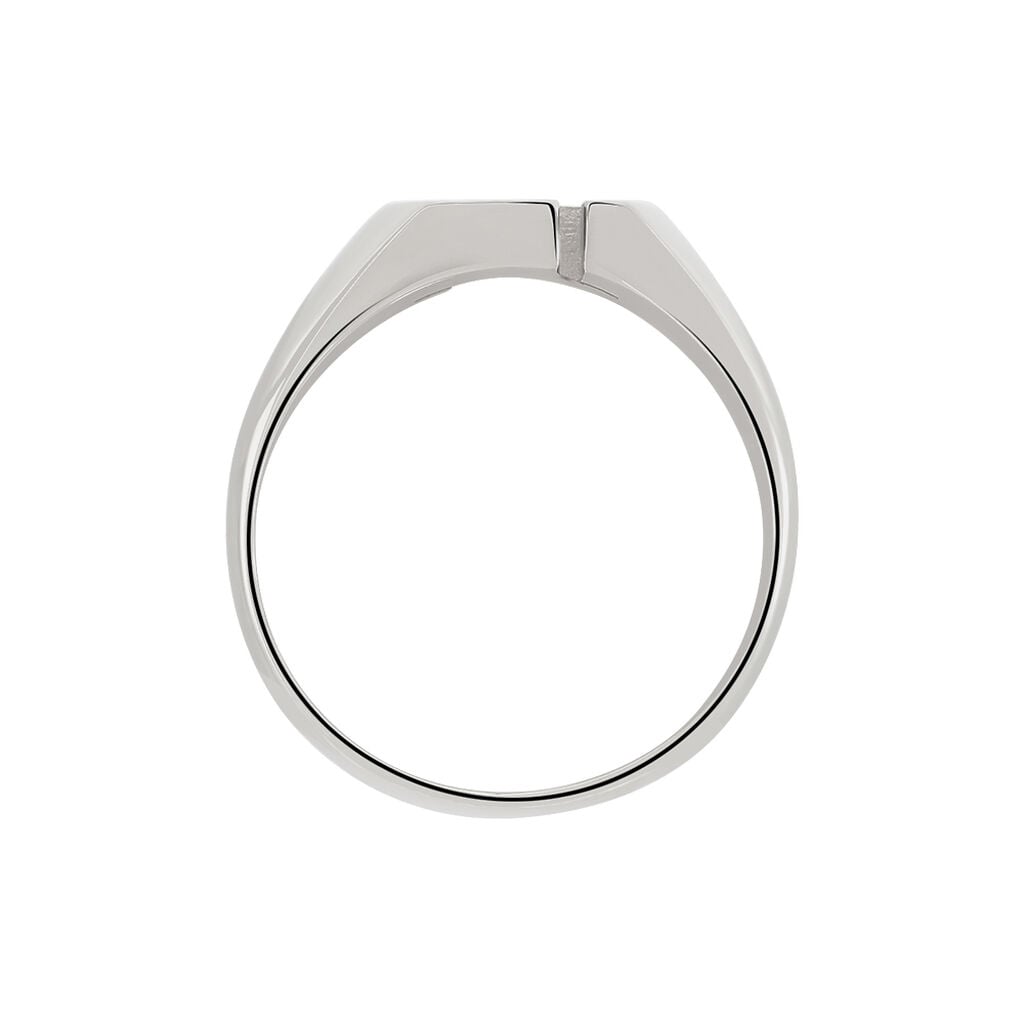 Bague Jourdan Jok Acier Blanc - Bagues fantaisie Homme | Histoire d&rsquo;Or