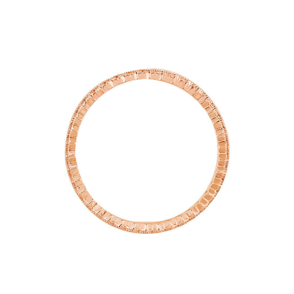 Bague Jannike Argent Rose Oxyde De Zirconium - Bagues avec pierre Femme | Histoire d’Or