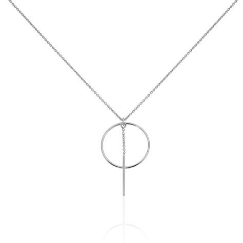 Collier Enissa Argent Blanc - Colliers fantaisie Femme | Histoire d’Or